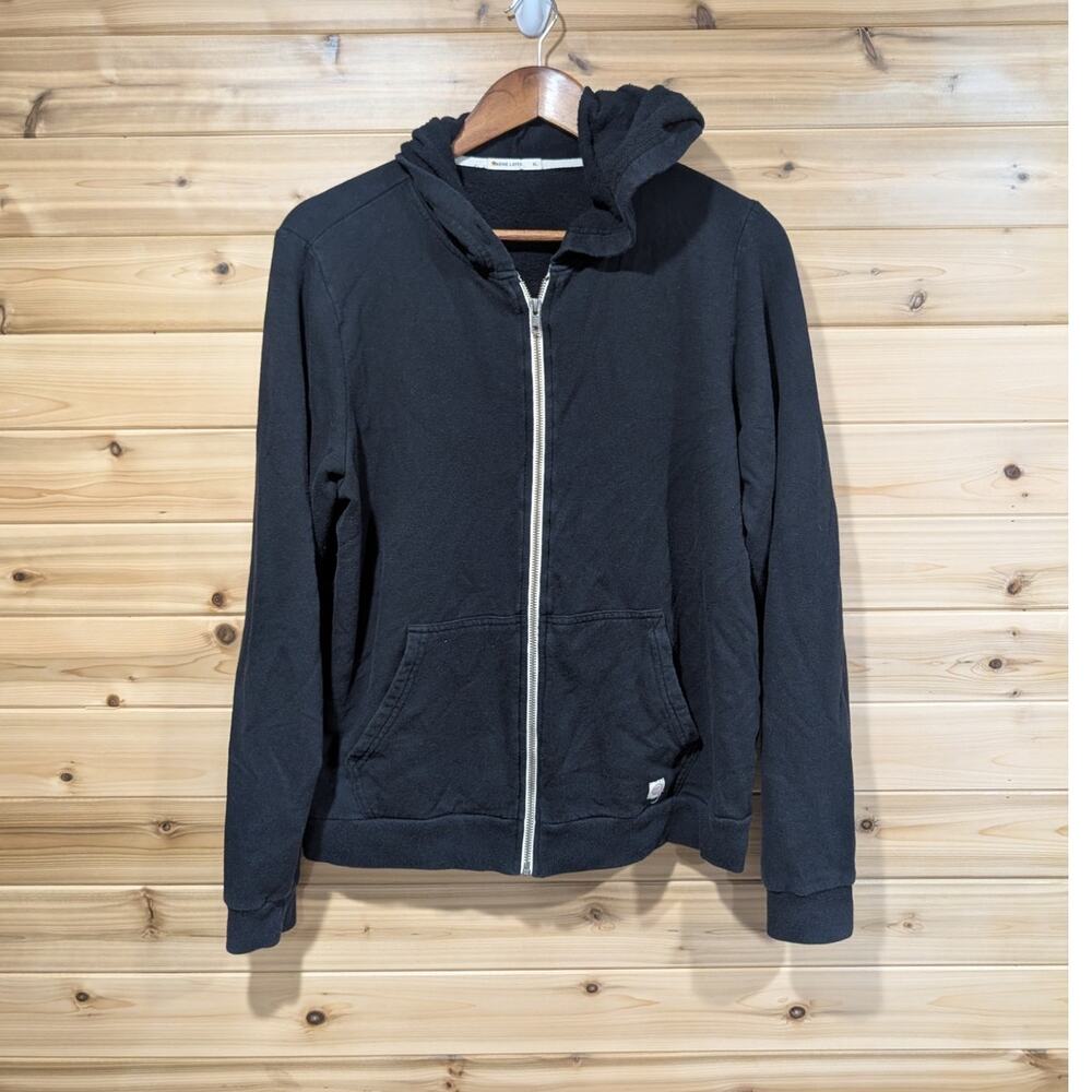 Marine Layer Sweatshirt Womens XL Black Full Zip Hoodie